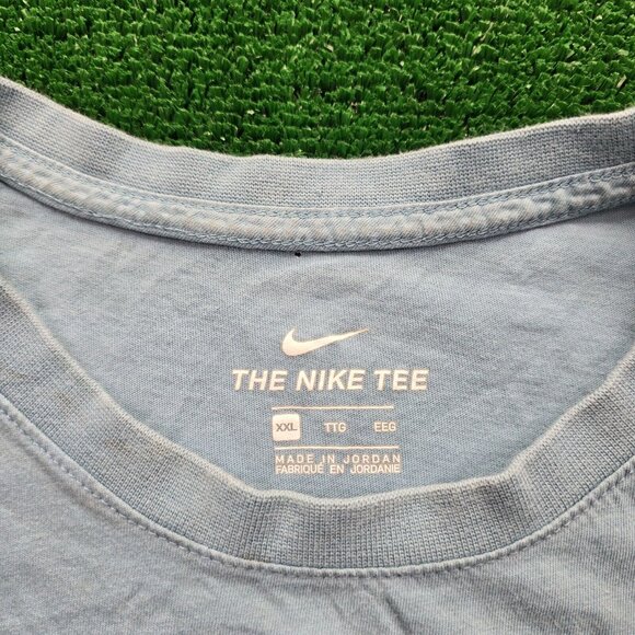 Nike‎ Tshirt Mens 2XL Light Blue Short Sleeve Graphic Tee Outdoors Casual - Picture 9 of 13
